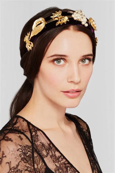 dolce gabbana hair accessories.